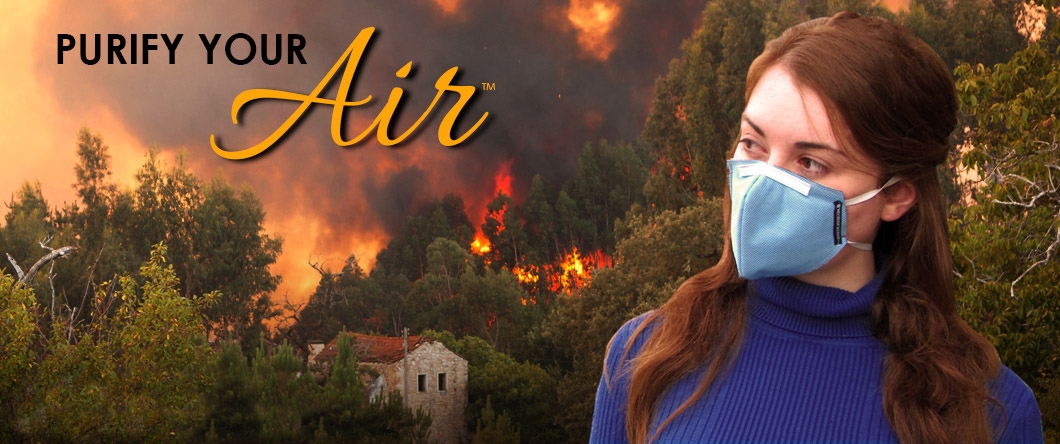 Purify Your Air Activated Charcoal Mask - PNS Reusable Face Mask offers Protection: Wildfire Smoke