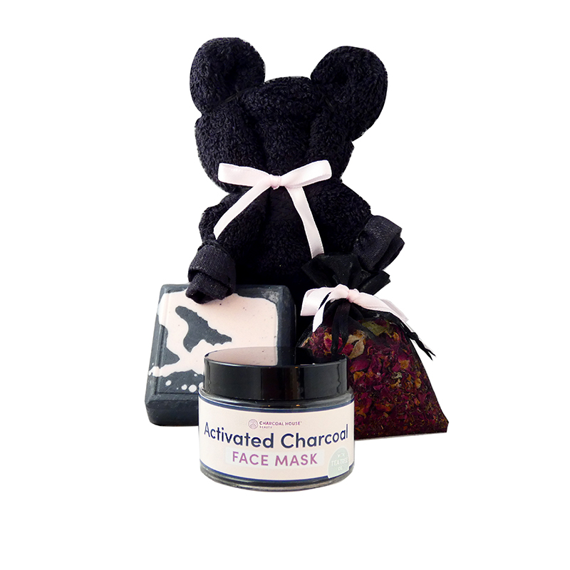 Charcoal Gift Set for Mom - My home is in my Mother's Eyes...