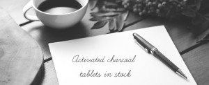 tablets in stock 300x123 - Activated Charcoal Tablets in Stock
