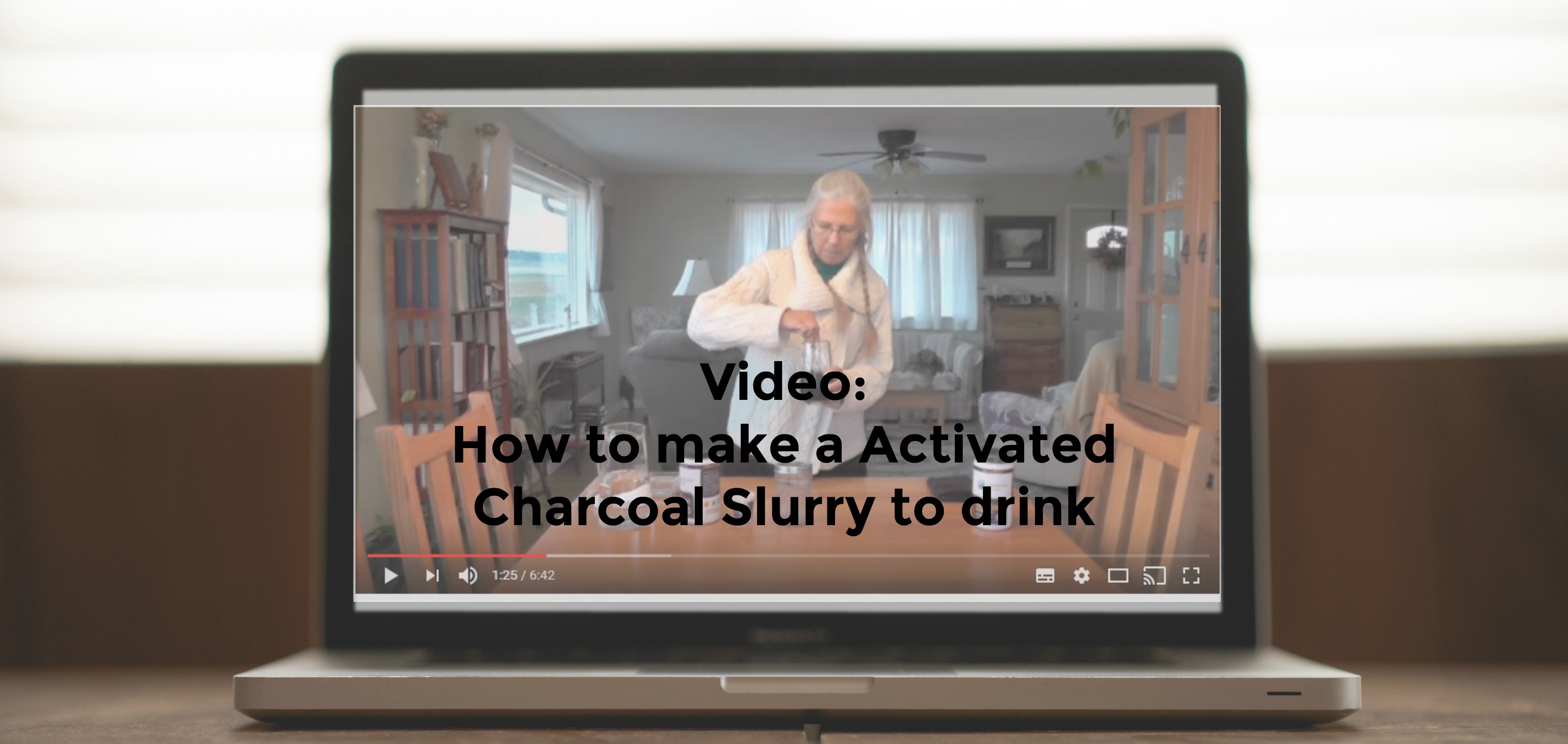 slurry video - Video: How to make a Activated Charcoal Slurry to drink