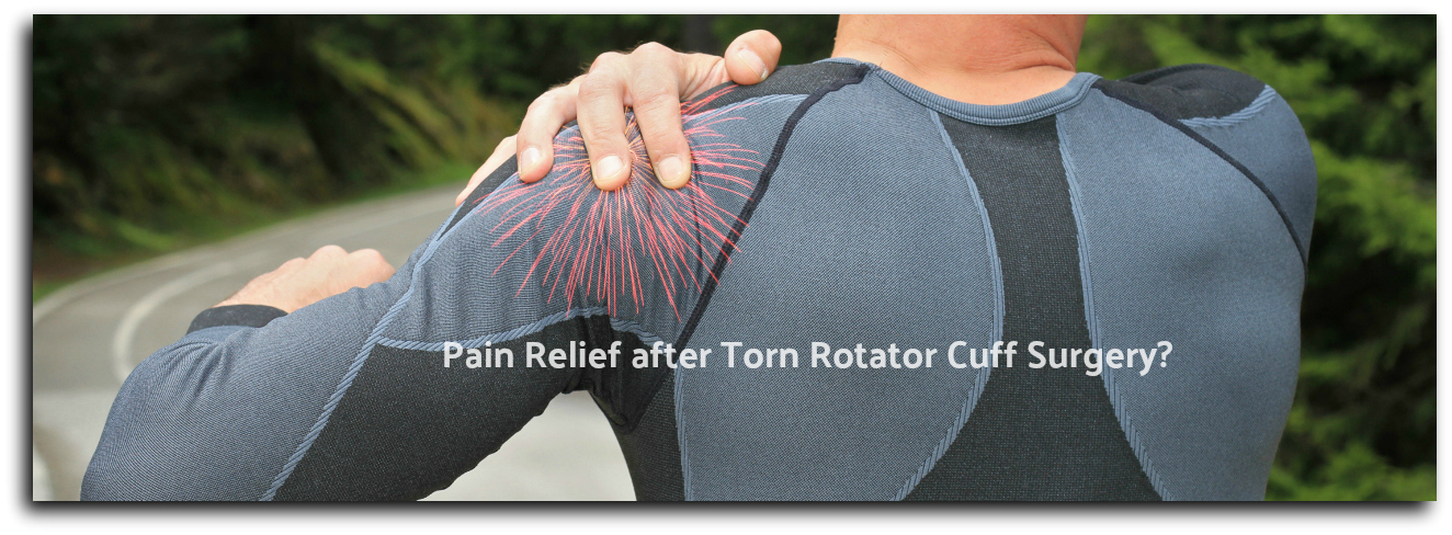 shoulder pain - Charcoal for Pain Relief after Torn Rotator Cuff Surgery?