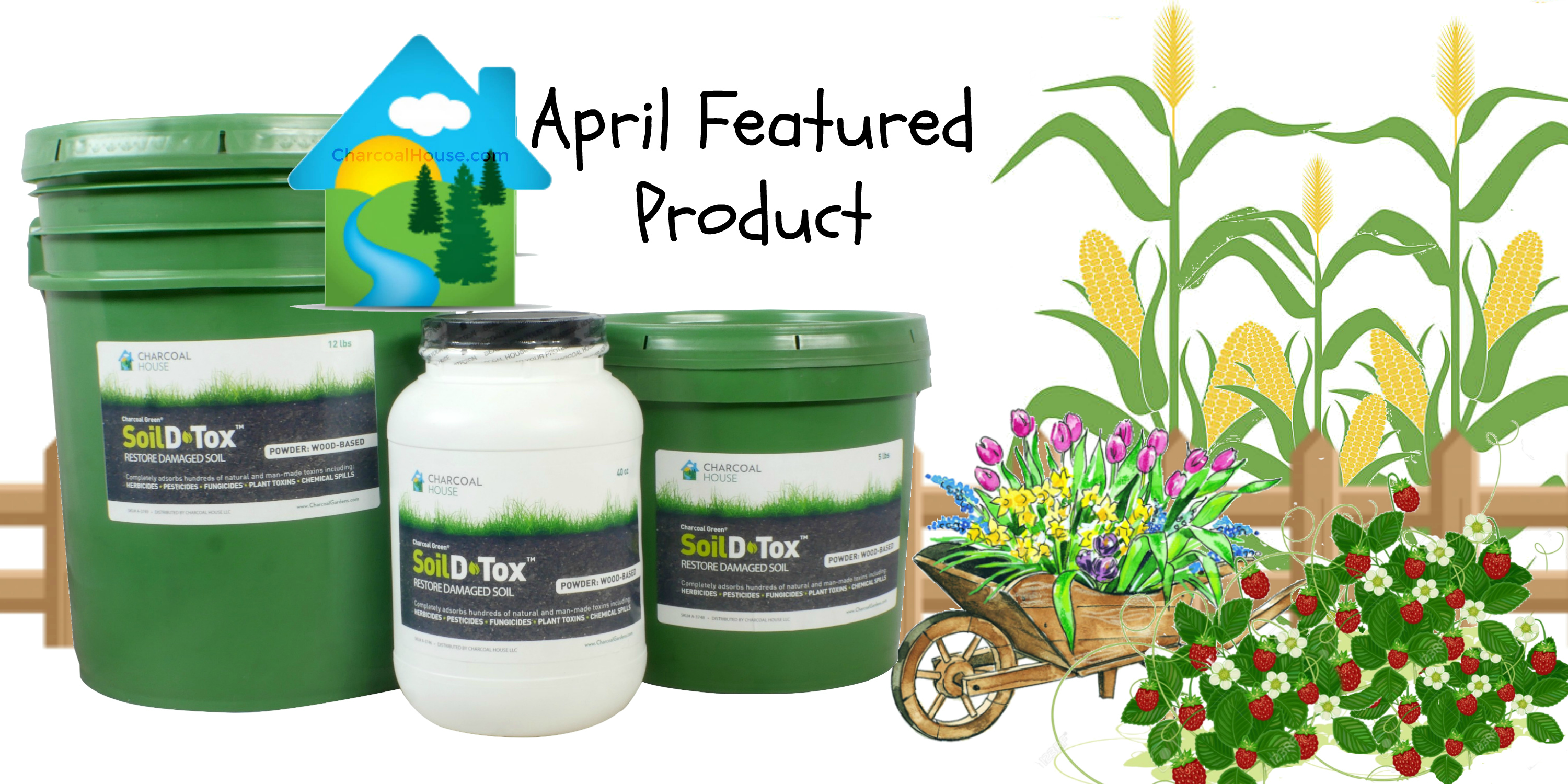 April featured product - April Featured Product: Soil D•Tox™ POWDER Wood-based