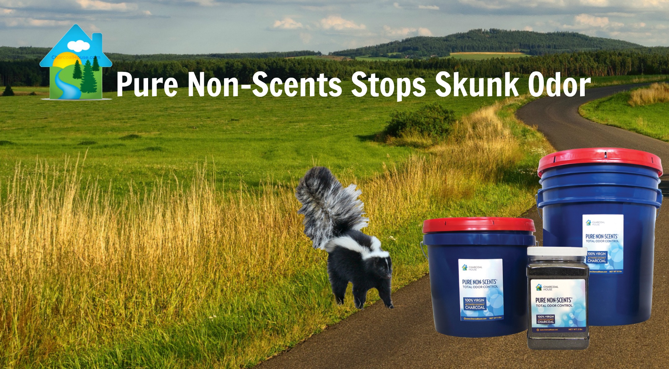 3 skunk Pure Non Scents Stops Skunk Odor - Pure Non-Scents Stops Skunk Odor