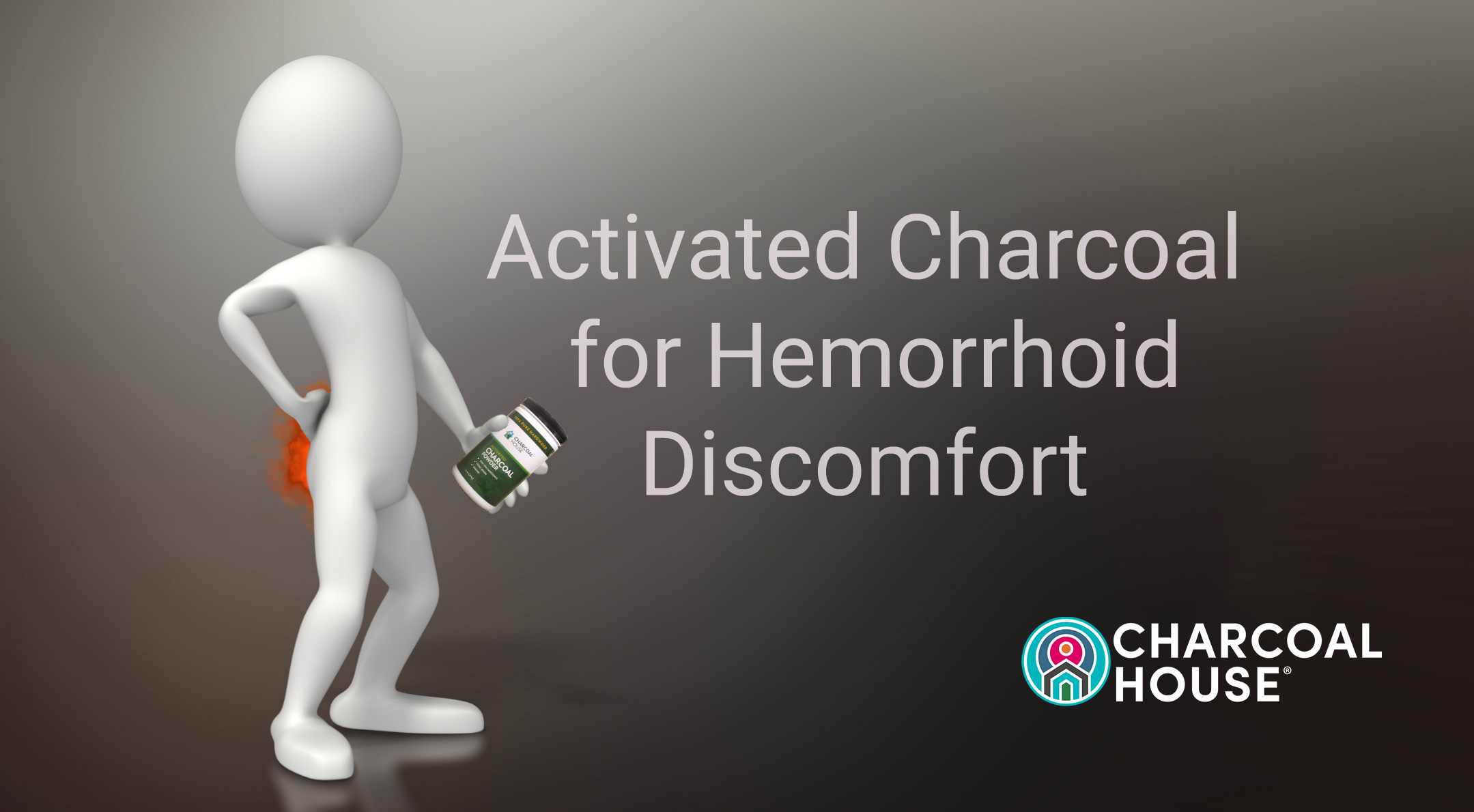 ACTIVATED CHARCOAL FOR HEMORRHOID DISCOMFORT