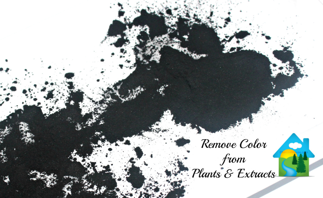 remove color 2 1060x650 - Charcoal to Remove Color from Plants & Extracts
