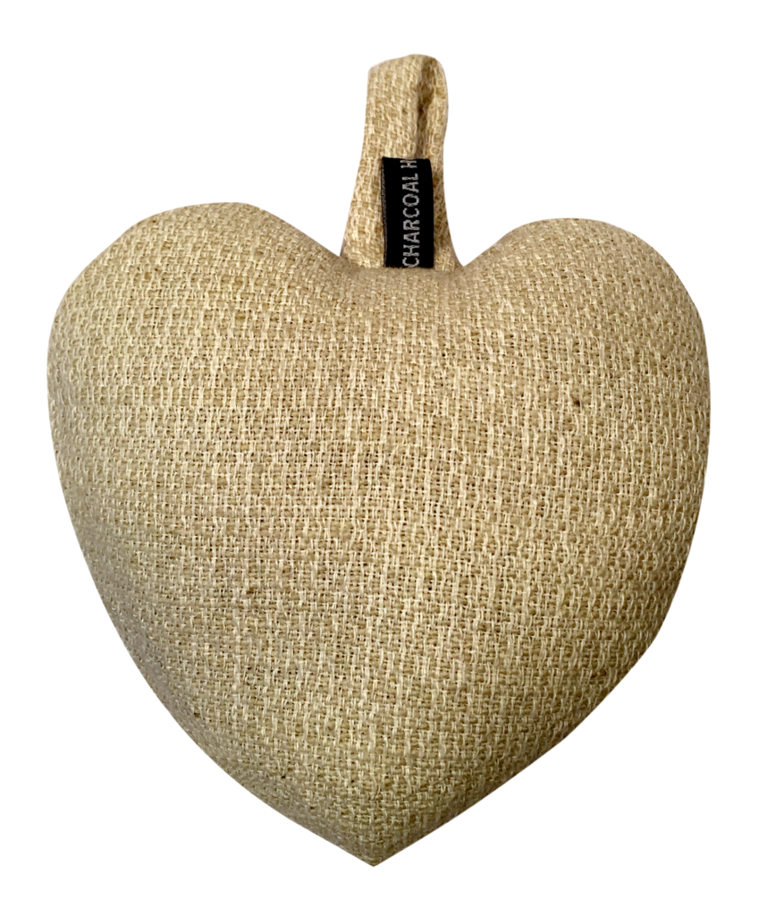 heart sachet 877x1024 - Activated Charcoal for the Home